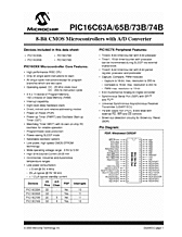 DataSheet PIC16C65B pdf